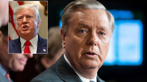 El senador Lindsey Graham  es uno de los aliados más acérrimos de Donald Trump.