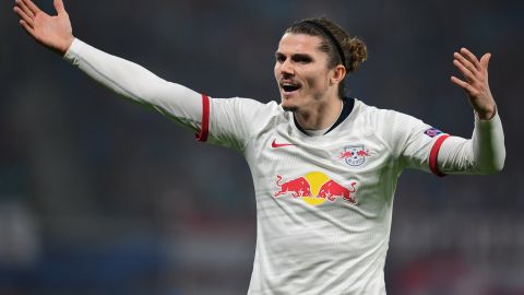 Marcel Sabitzer marcó un golazo de antología para darle la victoria al Leipzig (2-1) ante el Zenit.