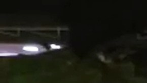 Escena del accidente en la calle 88