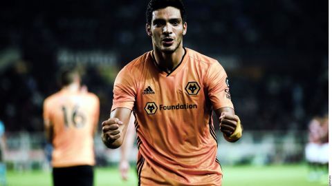 Raúl Jiménez regresó a la senda del gol.