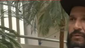 Antes de entregarse, el responsable concedió la entrevista.