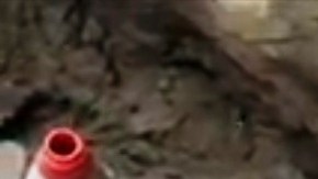 La víctima no identificada dentro del hueco