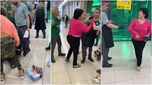La mujer había robado camarones congelados, productos de limpieza y otros artículos de alga gama.