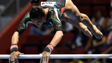 Elsa García, una de las mejores gimnastas mexicanas de los últimos tiempos.