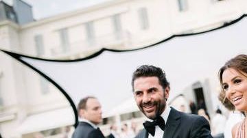 Eva Longoria con su esposo Pepe Bastón