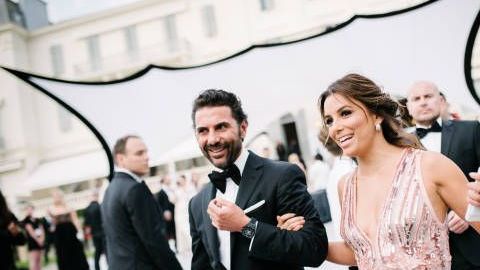 Eva Longoria con su esposo Pepe Bastón