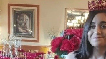 Leticia al celebrar sus 15 años en mayo