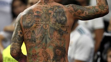 Los tatuajes que se "borró" Sergio Ramos.