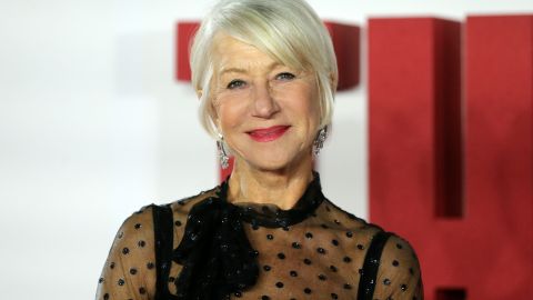 Hellen Mirren en la premier de "The Good Liar", cinta que protagoniza.