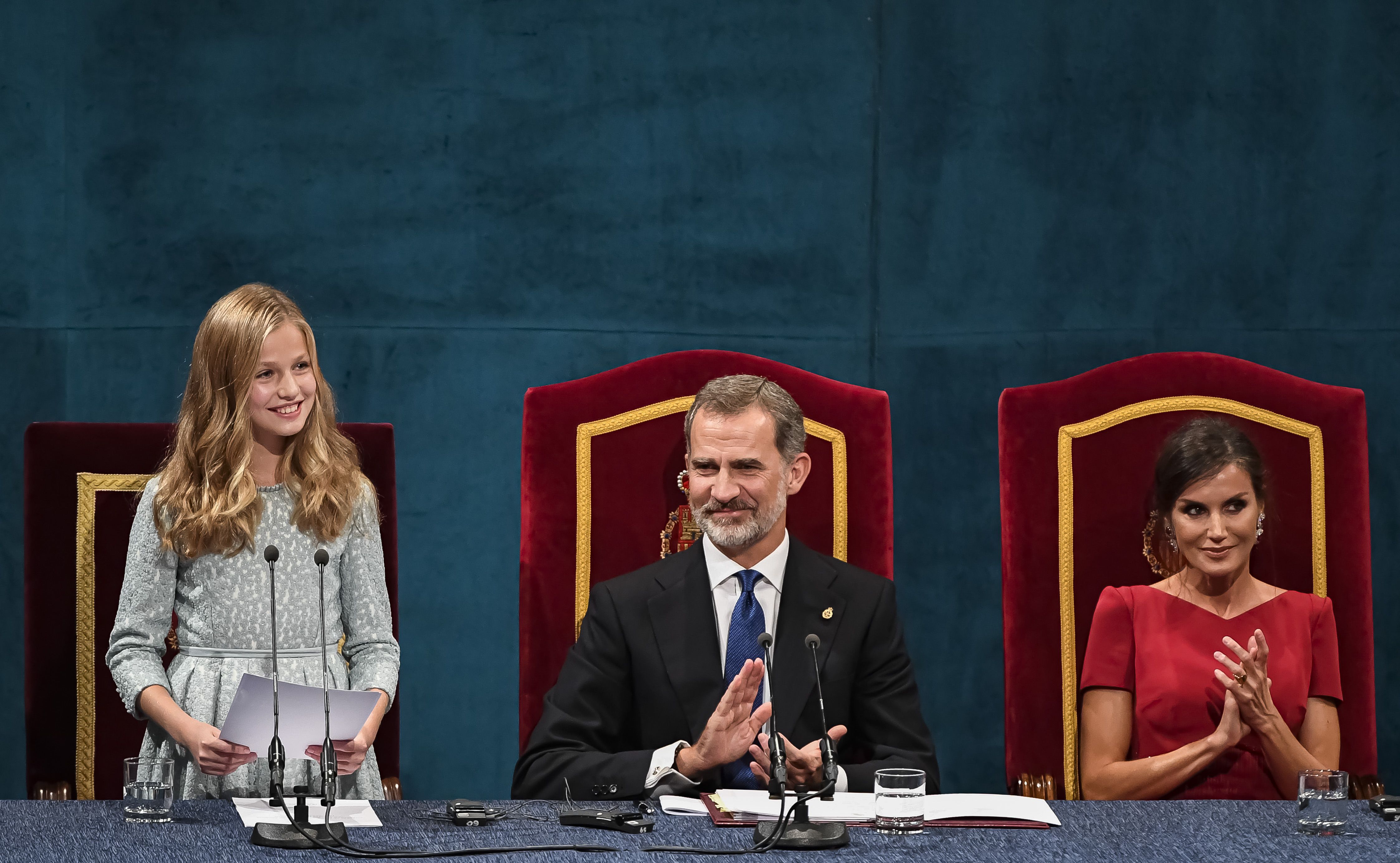 La princesa de Asturias, heredera a la Corona española, sorprendió en