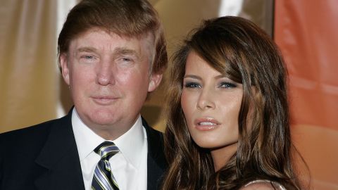 Donald Trump y Melania cuando eran novio