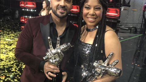Jeidimar Rijos y Luis Fonsi