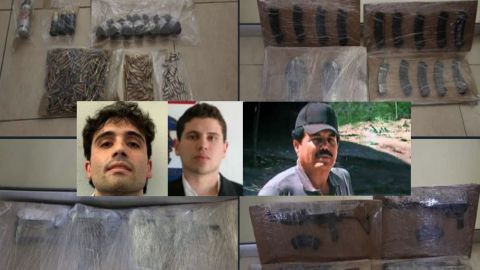 Le decomisan arsenal a ejército del Cártel de Sinaloa, Mayo Zambada y los Chapitos