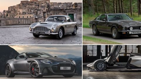 Estos cuatro autos de diferentes épocas aparecerán en a nueva película de la saga de James Bond