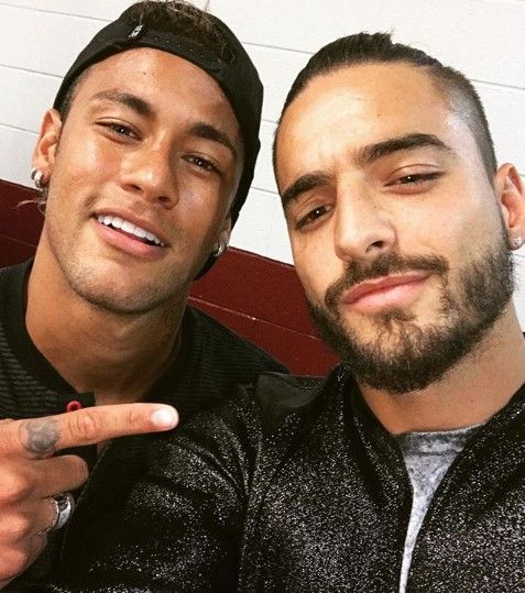 Maluma y Neymar fueron amigos en algún momneto hasta que el futbolista le quitó la novia. Foto El Diario NY