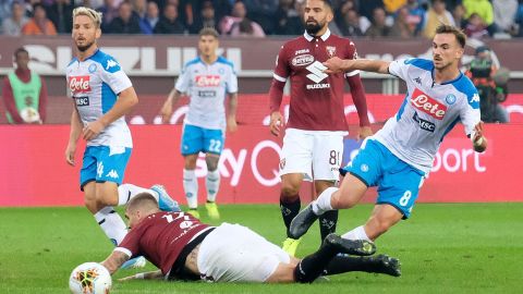 El Napoli de Carlo Ancelotti está sufriendo para mantener el paso de los punteros en Italia.