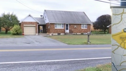 La casa donde vivían, al norte de Filadelfia