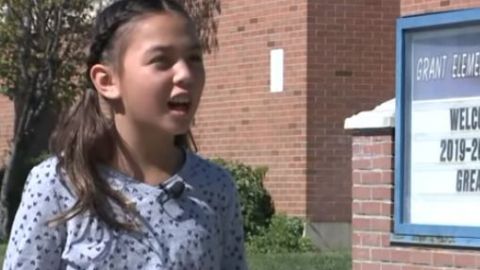 Rhythm Pacheco tiene 10 años y estudia en una escuela primaria en Utah.