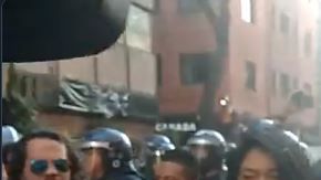 El reportero agredido se llama Pablo Pérez.