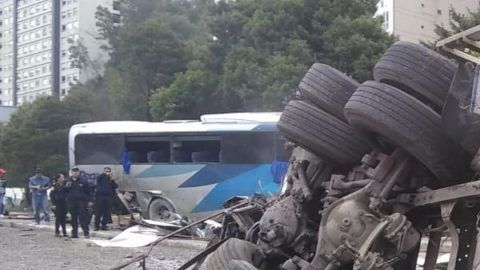 Accidente en la México-Toluca.