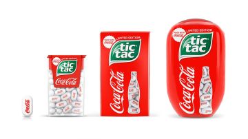Las Tic Tac Coca–Cola estarán disponibles en tres paquetes promocionales diferentes.