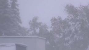 Los efectos de la tormenta de nieve en Montana.