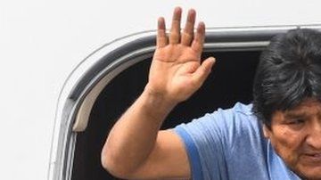 Evo Morales en México.