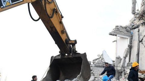 Un fuerte terremoto sacudió este martes a Albania.