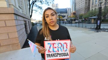 Elizabeth Chavez. Lanza programa de transfobia en el marco de la implementacion de la ley contra discriminacion trans.