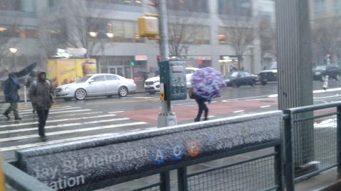 Lluvia, frío, viento y posible nieve.