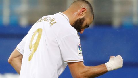 El delantero francés del Real Madrid, Karim Benzema.