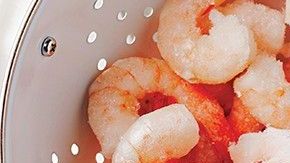 Muchos camarones contienen bacterias y antibióticos.