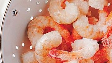 Muchos camarones contienen bacterias y antibióticos.