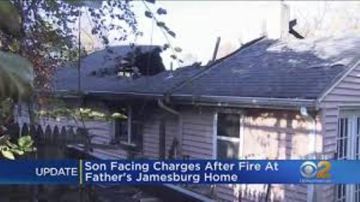 El hogar afectado por las llamas