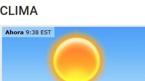 Pronóstico para las próximas horas