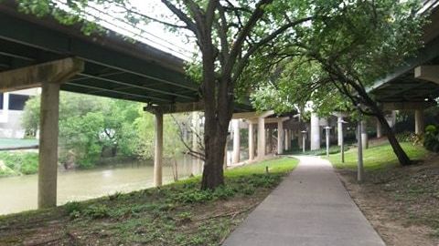 Allen Parkway en Houston.