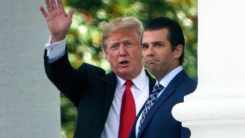 Trump y su hijo Donald Jr