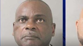 Gerald Goines (izq) y el otro acusado exoficial Steve Bryant.