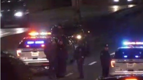 NYPD en FDR Drive