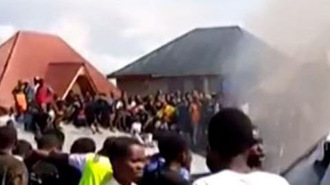 Accidente aéreo en Congo.