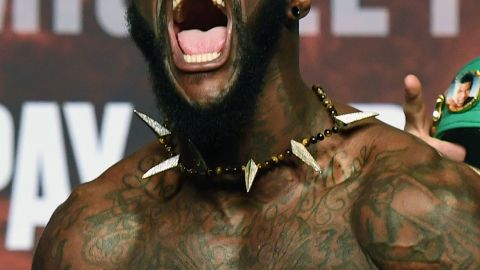 Deontay Wilder, campeón mundial de peso completo.