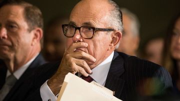 Rudy Giuliani, abogado personal de Trump.
