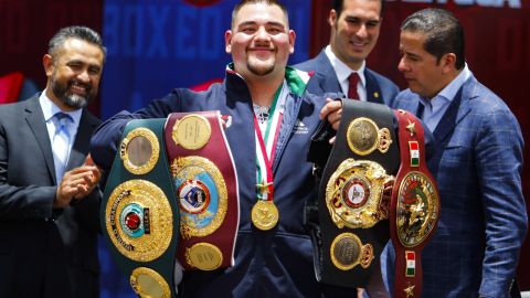 Andy Ruiz quiere vencer a Anthony Joshua por KO.