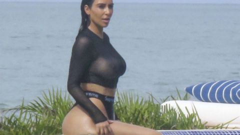 Kim Kardashian.