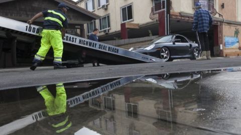 Se advierten probables inundaciones en las carreteras del sur de California, como en años pasados.