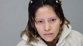 Olga Franco del Cid tras ser arrestada en 2008