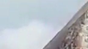 El hombre se lanzó de más de 110 pies de altura.