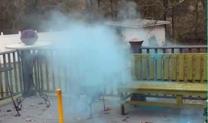 Ejemplo de una fiesta de revelación de género.