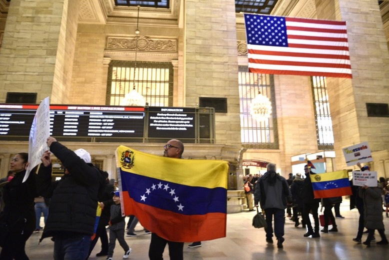 Desde Grand Central, Venezolanos En Nueva York Apoyaron Llamado A ...