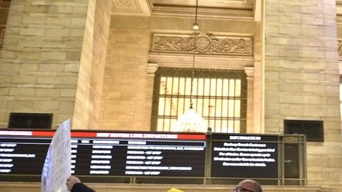 Venezolanos en Grand Central